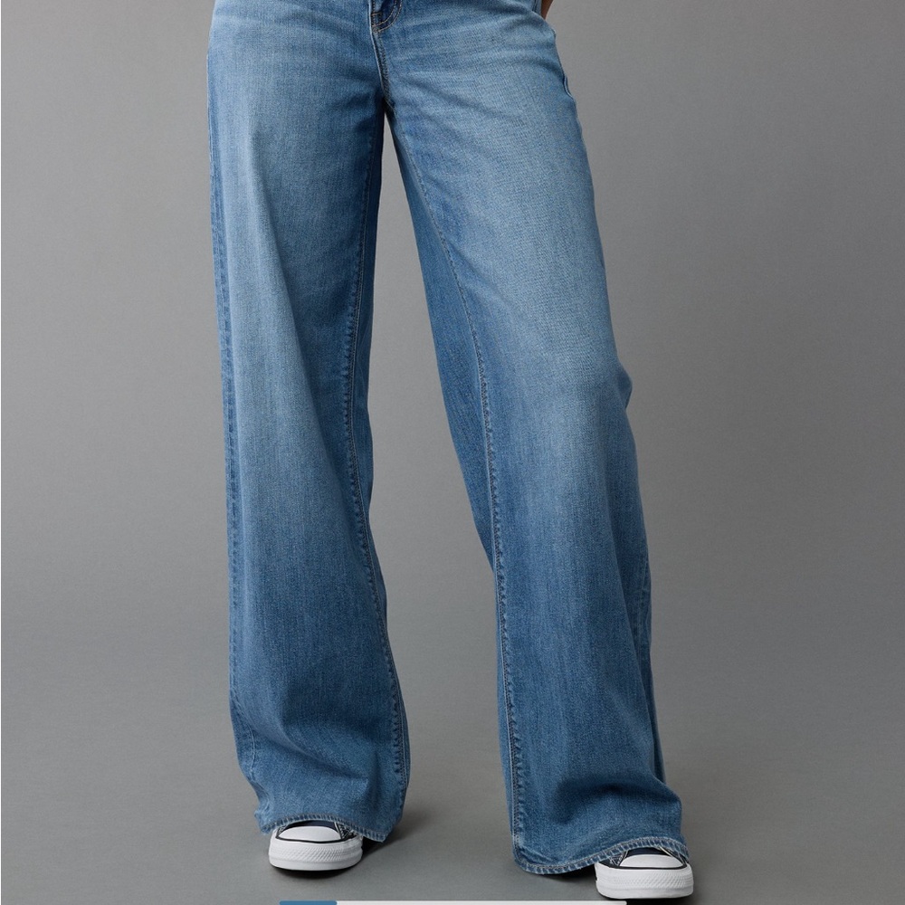 American Eagle Outfitters Light Blue Flare Jeans